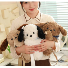 М`який рюкзак M 18549 (180) 3 види, “Песик”, 2 ремінці, 1 відділення, в пакеті, ВИДАЄТЬСЯ ТІЛЬКИ МІКС ВИДІВ