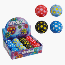 М“яч “Гравіті бол“ C 66773 (32) “WToys“, ЦІНА ЗА 12 ШТУК В БЛОЦІ, діаметр - 6 см, підсвічування, в коробці