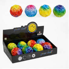 М`яч “Гравіті бол“ C 66967 (18) ЦІНА ЗА 8 ШТУК В БЛОЦІ діаметр 9 см, гравітаційний стрибунець, підсвічування