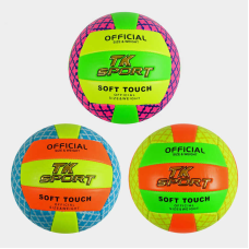 М`яч волейбольний C 60970 (60) “TK Sport“, 3 види, матеріал м`який PVC, вага 280-300 грамів, розмір №5, ВИДАЄТЬСЯ ТІЛЬКИ МІКС ВИДІВ