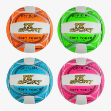 М`яч волейбольний C 60981 (60) “TK Sport“ 4 види, матеріал м`який PVC, вага 280-300 грамів, розмір №5, ВИДАЄТЬСЯ ТІЛЬКИ МІКС ВИДІВ