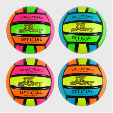 М`яч волейбольний C 60983 (60) “TK Sport“ 4 види, матеріал м`який PVC, вага 280-300 грамів, розмір №5, ВИДАЄТЬСЯ ТІЛЬКИ МІКС ВИДІВ