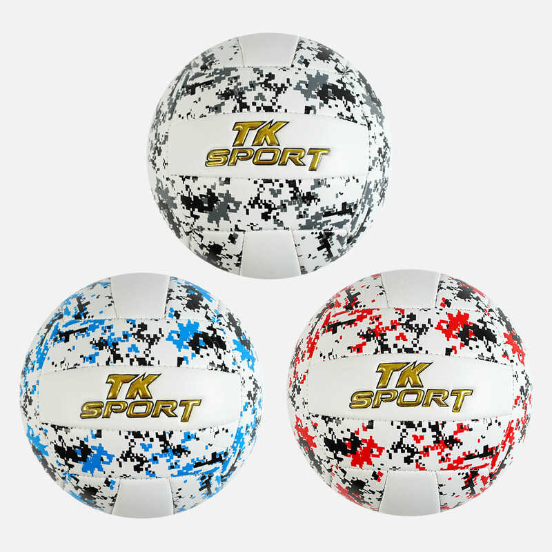 М`яч волейбольний C 60988 (60) “TK Sport“ 3 види, матеріал м`який PVC, вага 280-300 грамів, розмір №5, ВИДАЄТЬСЯ ТІЛЬКИ МІКС ВИДІВ