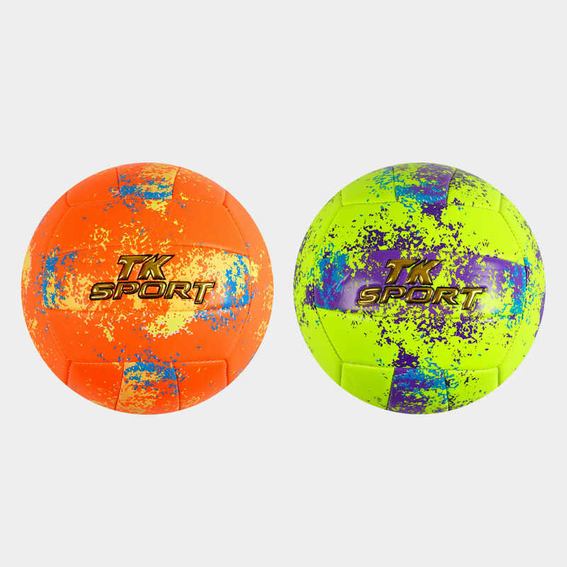 М`яч волейбольний C 60991 (60) “TK Sport“ 2 види, матеріал м`який PVC, вага 280-300 грамів, розмір №5