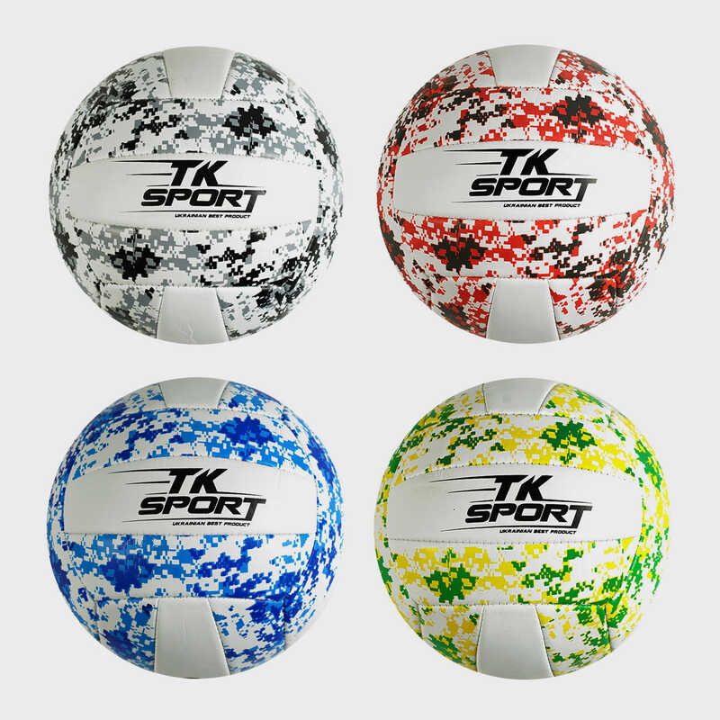 М“яч волейбольний C 62440 (100) “TK Sport“, 4 види, 280-300 грамів, матеріал м“який PVC, ВИДАЄТЬСЯ ТІЛЬКИ МІКС ВИДІВ