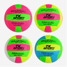 М“яч волейбольний C 62445 (100) “TK Sport“, 4 види, 280-300 грамів, матеріал м“який PVC, ВИДАЄТЬСЯ ТІЛЬКИ МІКС ВИДІВ