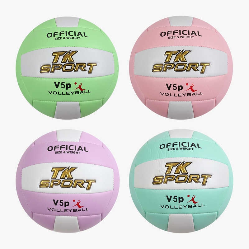 М`яч волейбольний C 66705 (60) “TK Sport“, 4 кольори, ВИДАЄТЬСЯ ТІЛЬКИ МІКС ВИДІВ
