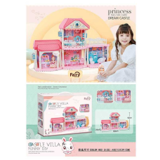 Будиночок 7001 (4) 2 поверхи, 4 кімнати, лялька 11 см, в коробці