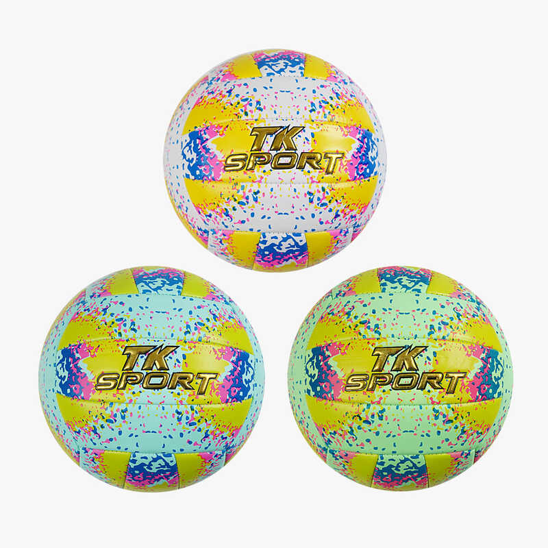 М`яч волейбольний C 70245 (100) “TK Sport“, 3 кольори, ВИДАЄТЬСЯ ТІЛЬКИ МІКС ВИДІВ