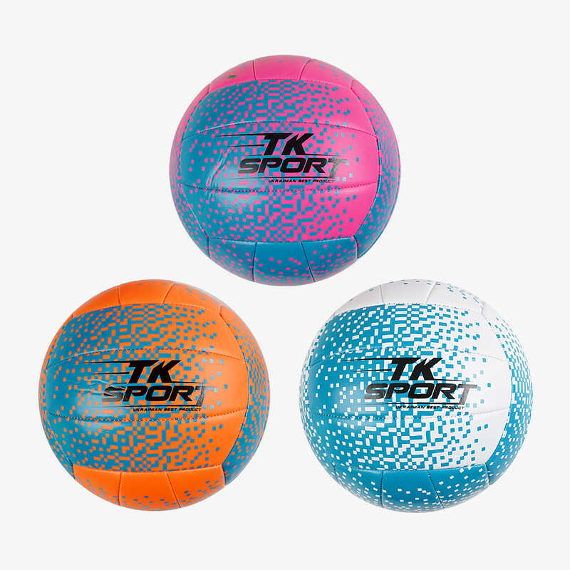 М`яч волейбольний C 70348 (100) “TK Sport“, 3 види, ВИДАЄТЬСЯ ТІЛЬКИ МІКС ВИДІВ
