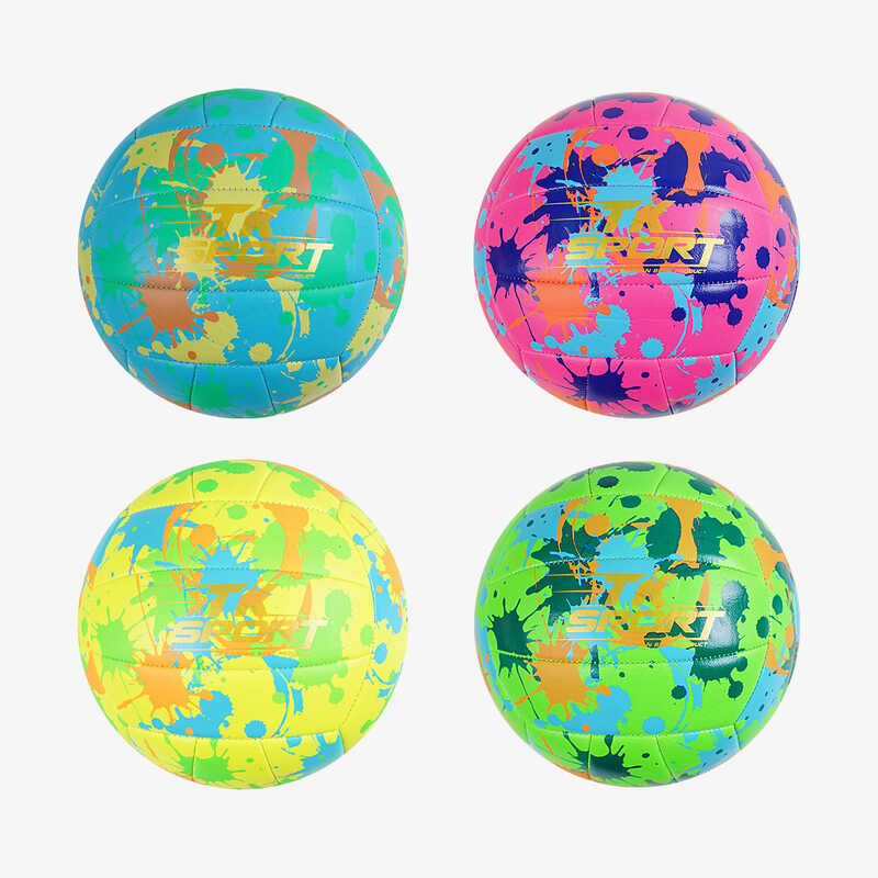 М`яч волейбольний C 70349 (100) “TK Sport“, 4 види, ВИДАЄТЬСЯ ТІЛЬКИ МІКС ВИДІВ