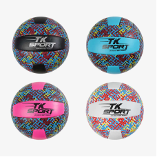 М`яч волейбольний C 70352 (100) “TK Sport“, 4 види, 280-300 грамів, матеріал м`який PVC, ВИДАЄТЬСЯ ТІЛЬКИ МІКС ВИДІВ