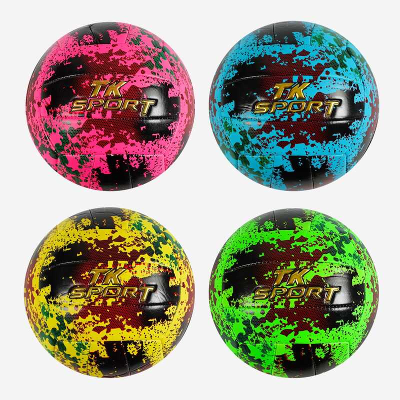 М`яч волейбольний M 48516 (60) “TK Sport“, 4 види, матеріал м`який PVC, вага 280-300 грамів, розмір №5, ВИДАЄТЬСЯ ТІЛЬКИ МІКС ВИДІВ
