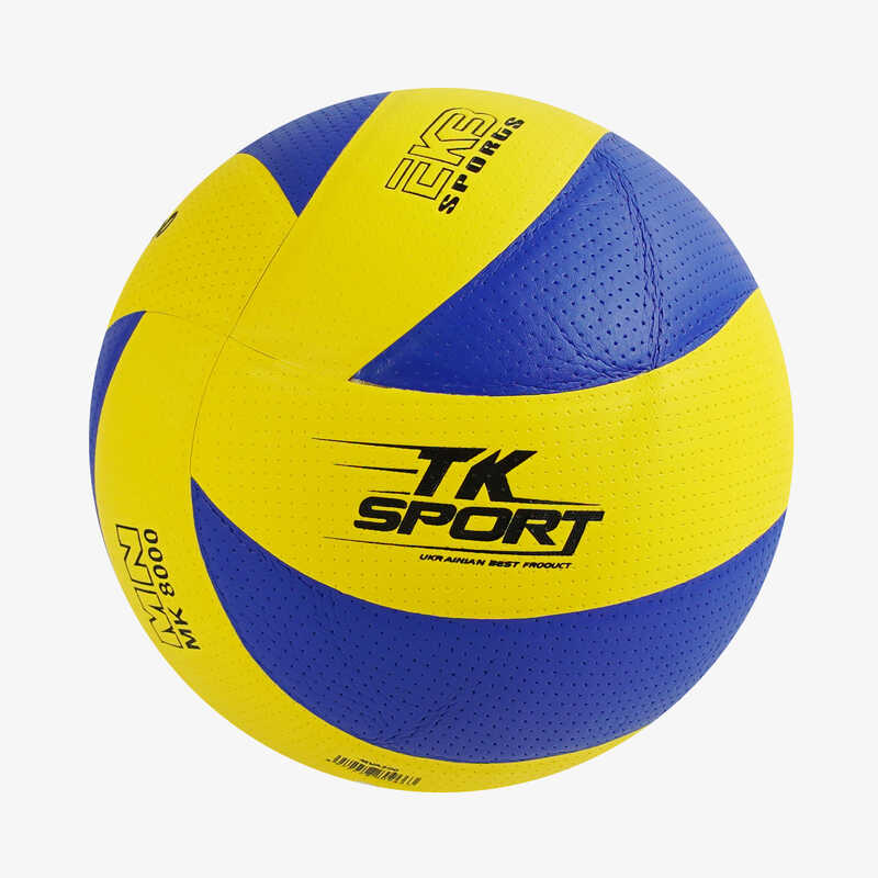 М“яч Волейбольний С 40111 (60) “TK Sport“, матеріал PU, клеєний, 230 грамів, гумовий балон