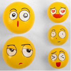 М“яч гумовий C 44678 (500) 5 видів, діаметр 20 см, вага 60 грам, ВИДАЄТЬСЯ ТІЛЬКИ МІКС ВИДІВ