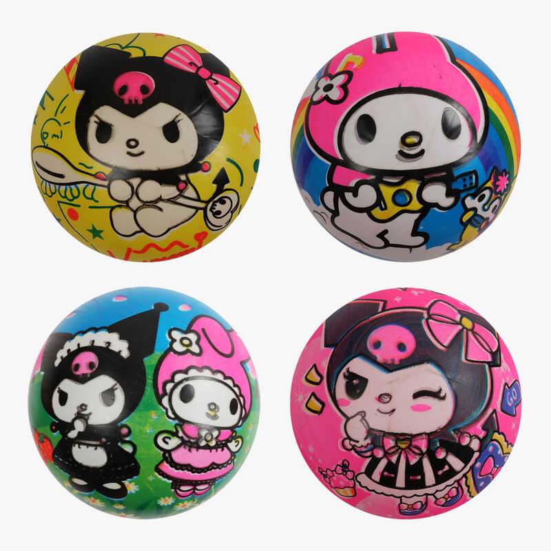 М`яч гумовий C 70951 (600) діаметр 18 см, у пакеті, ВИДАЄТЬСЯ ТІЛЬКИ МІКС ВИДІВ