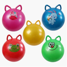 М`яч гумовий C 70953 (80) діаметр 44 см, ручки-вушка, в пакеті, ВИДАЄТЬСЯ ТІЛЬКИ МІКС ВИДІВ