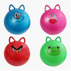 М`яч гумовий C 70954 (60) діаметр 44 см, ручки-вушка, в пакеті, ВИДАЄТЬСЯ ТІЛЬКИ МІКС ВИДІВ