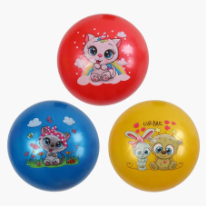 М`яч гумовий C 72535 (500) діаметр - 21 см, в пакеті, ВИДАЄТЬСЯ ТІЛЬКИ МІКС ВИДІВ