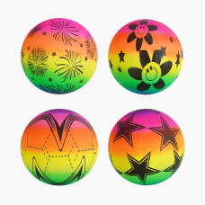 М`яч гумовий F 43250 (600) діаметр - 19 см, в пакеті, ВИДАЄТЬСЯ ТІЛЬКИ МІКС ВИДІВ