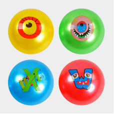 М`яч гумовий M 47461 (500) 70 грамів, ВИДАЄТЬСЯ ТІЛЬКИ МІКС ВИДІВ!!!! 10 видів по 4 кольори