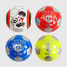 М`яч гумовий С 56684 (800) 4 види, 40 грамів, діаметр: 8.5 см, у пакеті, ВИДАЄТЬСЯ ТІЛЬКИ МІКС ВИДІВ