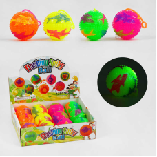 М“яч стрибун C 60493 (24) “Акулки“, світло, пискавка, ЦІНА ЗА 12 ШТУК В БЛОЦІ