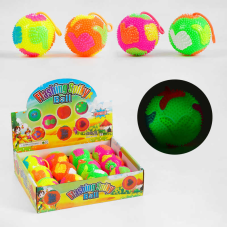 М`яч стрибун C 60494 (24) “Лайк“, світло, пискавка, ЦІНА ЗА 12 ШТУК В БЛОЦІ