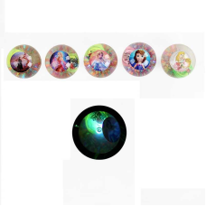 М`яч стрибун C 65458 (12) “TK Group“, ЦІНА ЗА 10 ШТУК В ПАКЕТІ, “Героїня”, блискітки, підсвічування