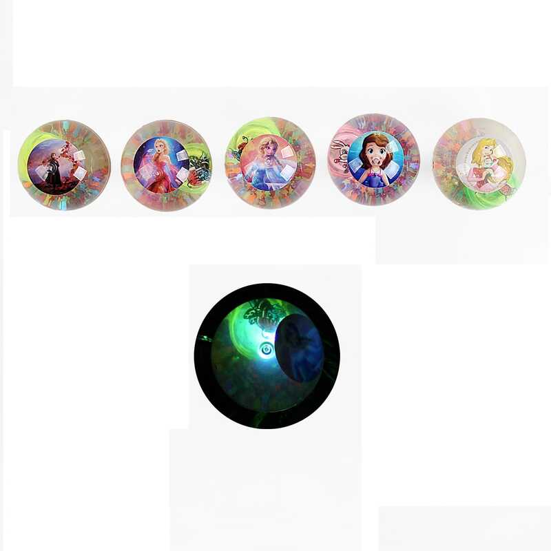 М`яч стрибун C 65458 (12) “TK Group“, ЦІНА ЗА 10 ШТУК В ПАКЕТІ, “Героїня”, блискітки, підсвічування