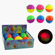 М`яч стрибун C 68793 (20) ЦІНА ЗА 6 ШТУК В БЛОЦІ, підсвічування, гумове кільце-тримач, пискавка, в коробці
