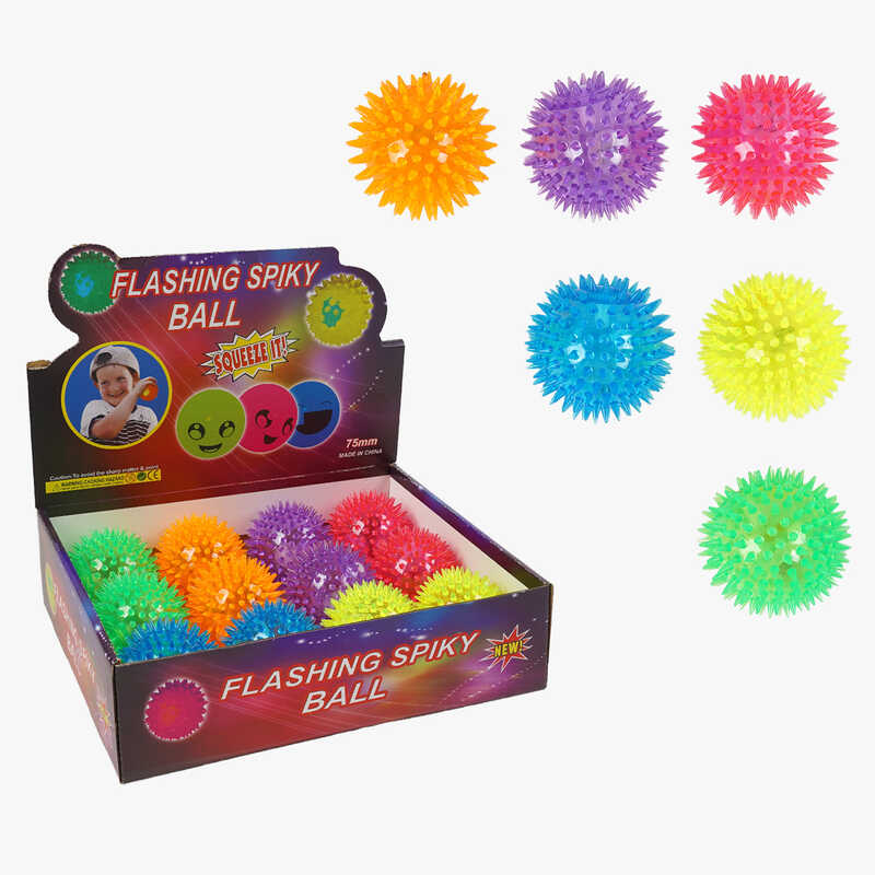 М`яч стрибун C 70419 (30) ЦІНА ЗА 12 ШТУК В БЛОЦІ, підсвічування, пискавка, в коробці