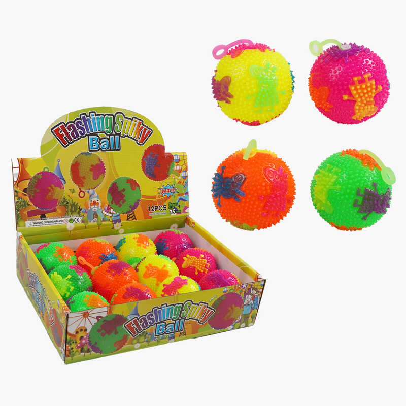 М`яч стрибун C 70426 (30) ЦІНА ЗА 12 ШТУК В БЛОЦІ, підсвічування, пискавка, в коробці