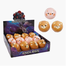 М`яч фомовий C 70592 (32) ЦІНА ЗА 12 ШТУК В БЛОЦІ, “Ведмедик”, діаметр 6,5 см, в коробці