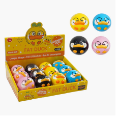 М`яч фомовий C 70593 (32) ЦІНА ЗА 12 ШТУК В БЛОЦІ, “Качка”, діаметр 6 см, в коробці