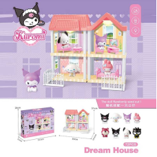 Будиночок з героями 5 SY-1 Штрих=41998 (72) підсвічування, фігурка героя, 2 поверхи, меблі, в коробці