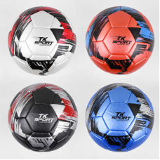 М“яч футбольний C 44449 (60) “TK Sport“, 4 види, вага 350-370 грамів, матеріал TPE, балон гумовий, ВИДАЄТЬСЯ ТІЛЬКИ МІКС ВИДІВ