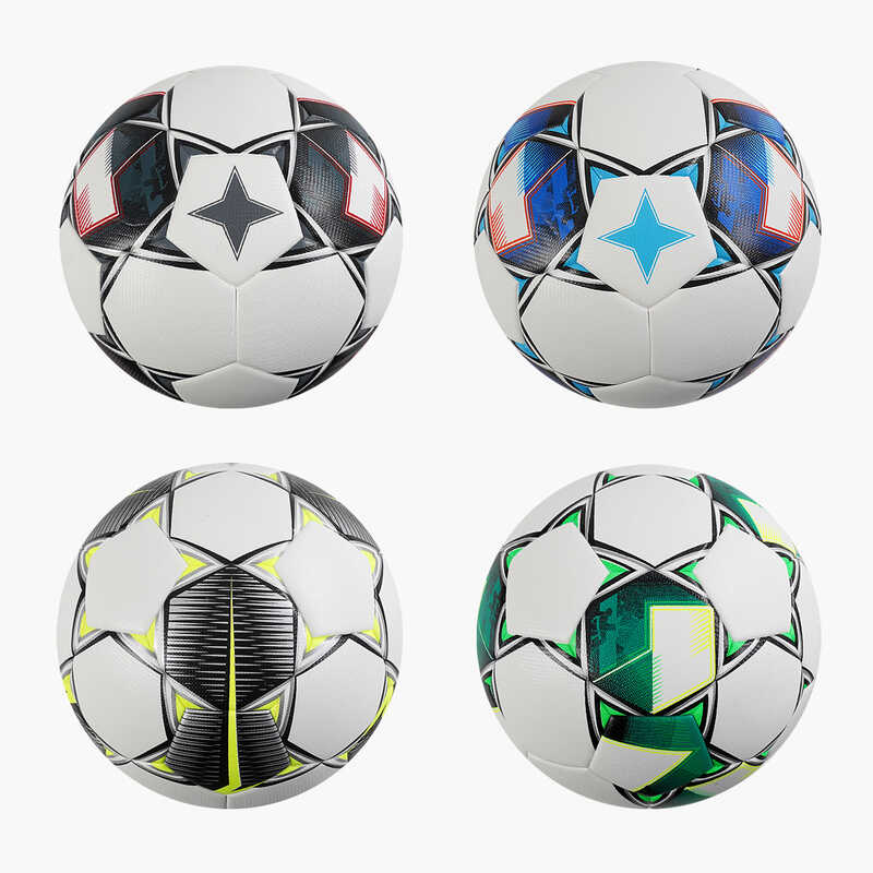 М“яч футбольний C 44620 (30) 4 види, вага 420 грам, матеріал PU, балон гумовий, клеєний, (поставляється накаченим на 90), ВИДАЄТЬСЯ ТІЛЬКИ МІКС ВИДІВ