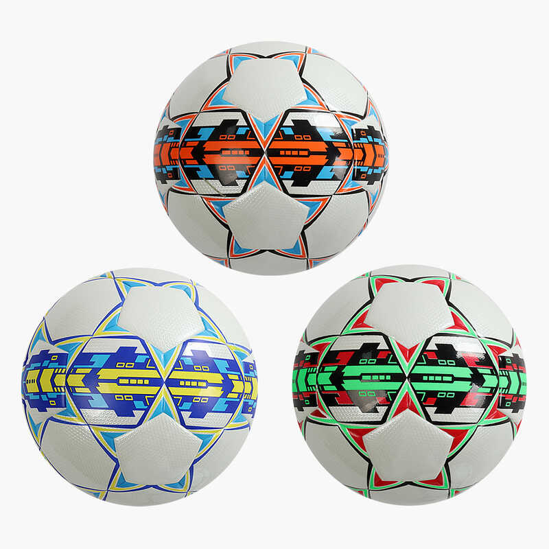 М“яч футбольний C 44621 (30) 3 види, вага 420 грамів, матеріал PU, балон гумовий, клеєний, (поставляється накачаним на 80), ВИДАЄТЬСЯ ТІЛЬКИ МІКС ВИДІВ