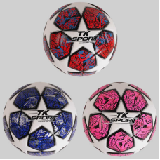 М“яч футбольний C 50473 (60) 3 види, вага 400-420 грамів, матеріал TPE, балон гумовий з ниткою, розмір №5, ВИДАЄТЬСЯ ТІЛЬКИ МІКС ВИДІВ