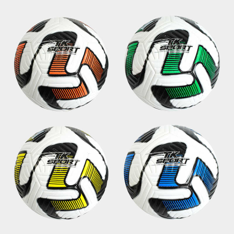 М`яч футбольний C 55017 (60) “TK Sport“ 4 види, матеріал TPE, вага 400-420 грамів, розмір №5, ВИДАЄТЬСЯ ТІЛЬКИ МІКС ВИДІВ М`яч футбольний C 55017 (60) “TK Sport“ 4 види, матеріал TPE, вага 400-420 грамів, розмір №5, ВИДАЄТЬСЯ ТІЛЬКИ МІКС ВИДІВ