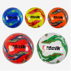М`яч футбольний C 55977 (60) 5 видів, м`який PVC, гумовий балон, розмір №5