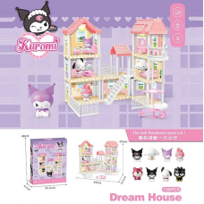 Будиночок з героями 7 SY-1 Штрих=42032 (24) підсвічування, фігурка героя, 3 поверхи, меблі, в коробці