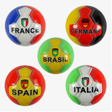 М`яч футбольний C 62397 (80) 5 кольорів, вага 300-310 грамів, гумовий балон, матеріал PVC, розмір №5, ВИДАЄТЬСЯ МІКС 