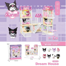 Будиночок з героями 7 SY-6 Штрих=42056 (24) підсвічування, фігурка героя, 3 поверхи, меблі, в коробці