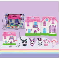 Будиночок з героями YQ 516 (48/2) 5 фігурок героїв, розкладний будиночок, в коробці