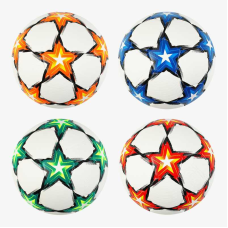 М“яч футбольний C 64698 (60) 4 види, вага 310-330 грамів, матеріал TPU, гумовий балон, розмір №5, ВИДАЄТЬСЯ МІКС 