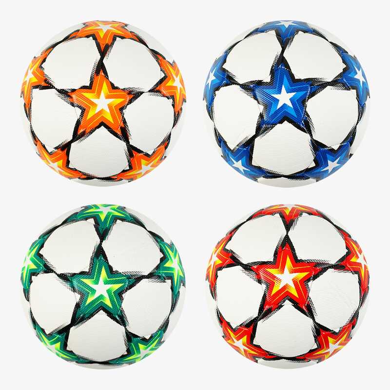 М“яч футбольний C 64698 (60) 4 види, вага 310-330 грамів, матеріал TPU, гумовий балон, розмір №5, ВИДАЄТЬСЯ МІКС М“яч футбольний C 64698 (60) 4 види, вага 310-330 грамів, матеріал TPU, гумовий балон, розмір №5, ВИДАЄТЬСЯ МІКС