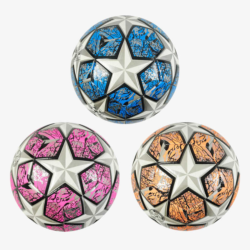 М“яч футбольний C 64700 (60) 3 види, вага 420 грамів, матеріал PU, балон гумовий, ВИДАЄТЬСЯ ТІЛЬКИ МІКС ВИДІВ