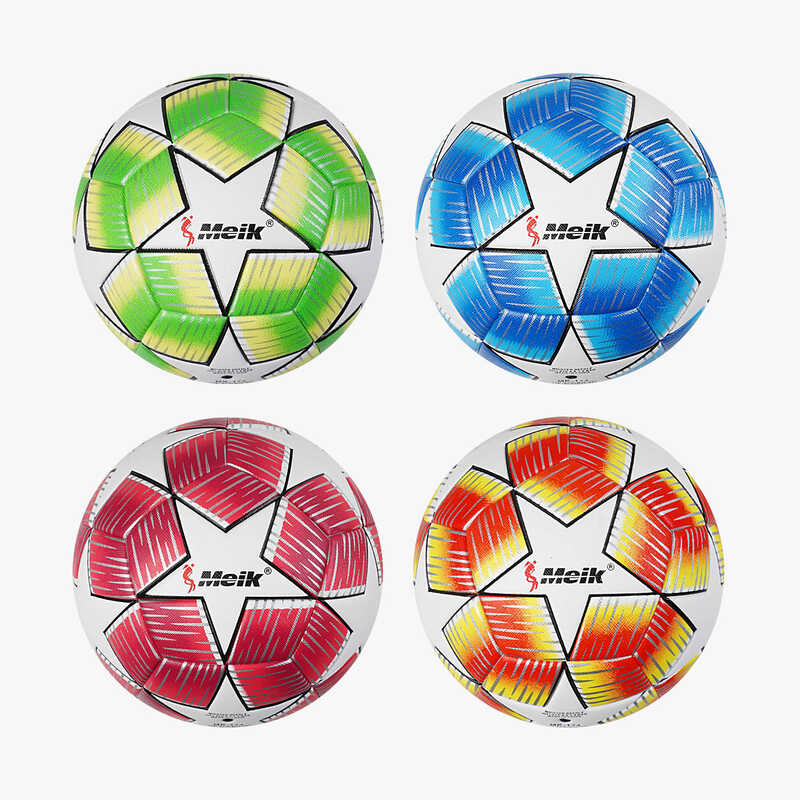 М“яч футбольний C 66314 (30) 4 види, вага 420 грамів, матеріал PU, балон гумовий, клеєний, (поставляється накачаним на 90), ВИДАЄТЬСЯ ТІЛЬКИ МІКС